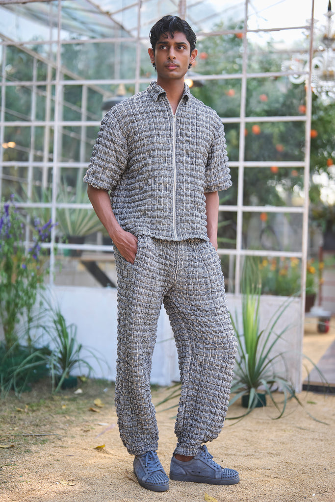 BUBBLE JACQUARD KNIT PANT dash and dot