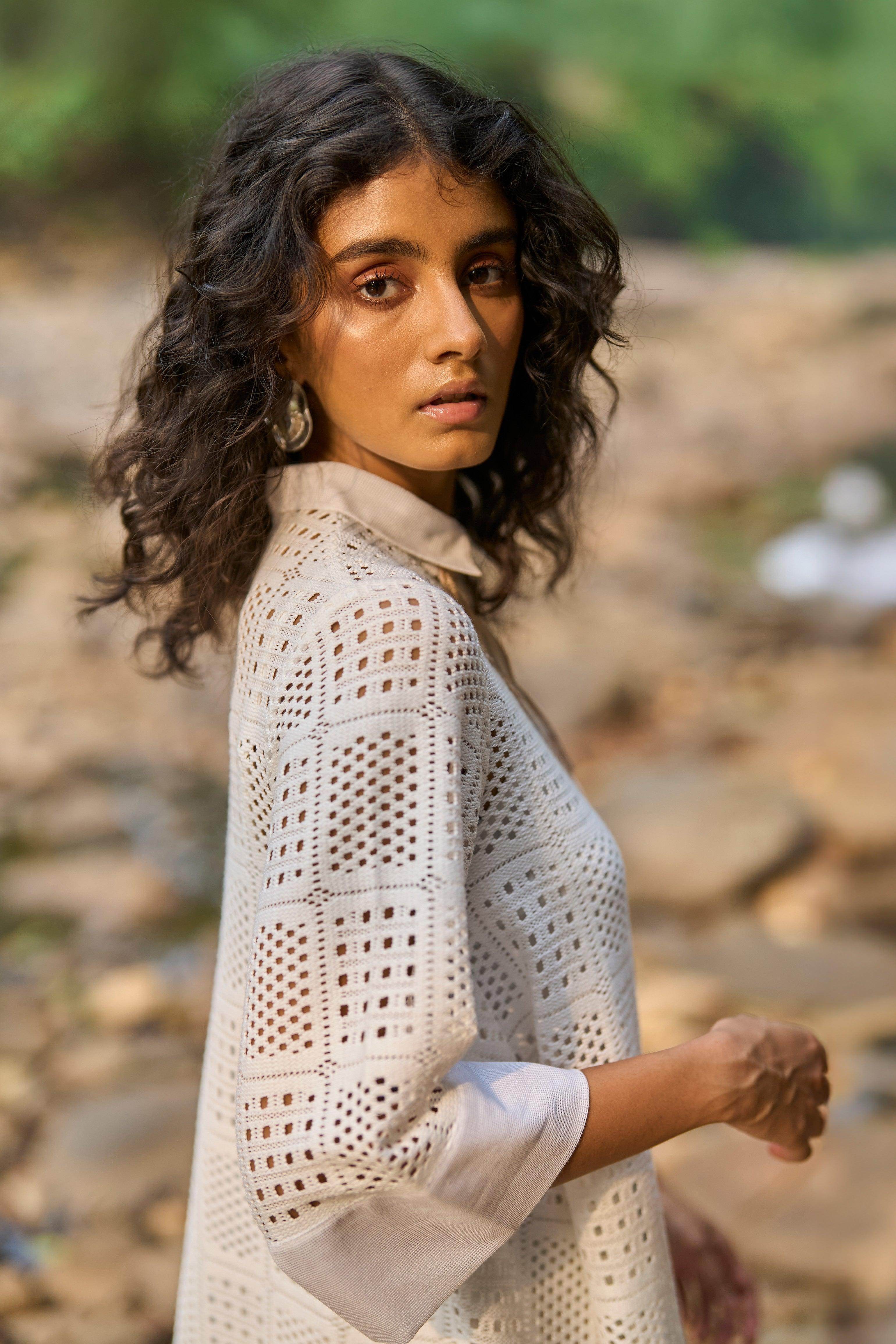 Dash and Dot - A-LINE LACE DRESS