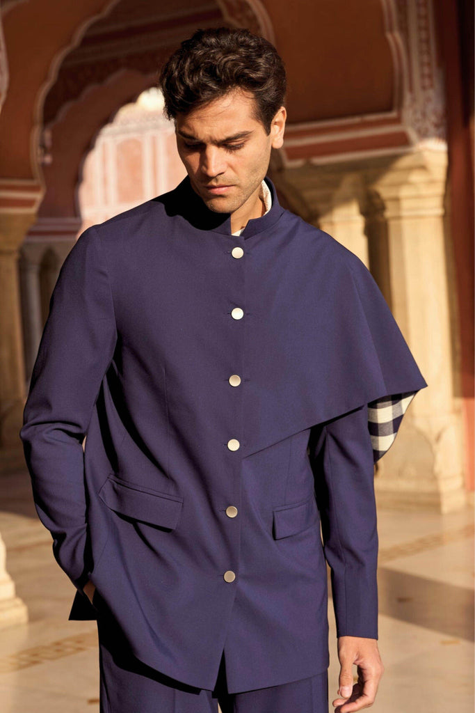 DRAPED PANEL SUIT - dash and dot dash and dot