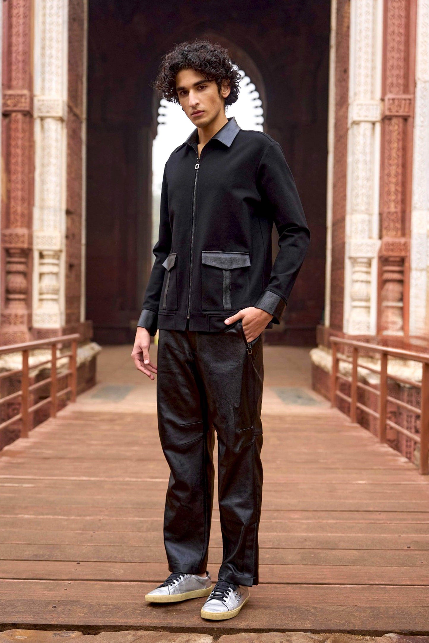 WAXED DENIM JEAN - dash and dot