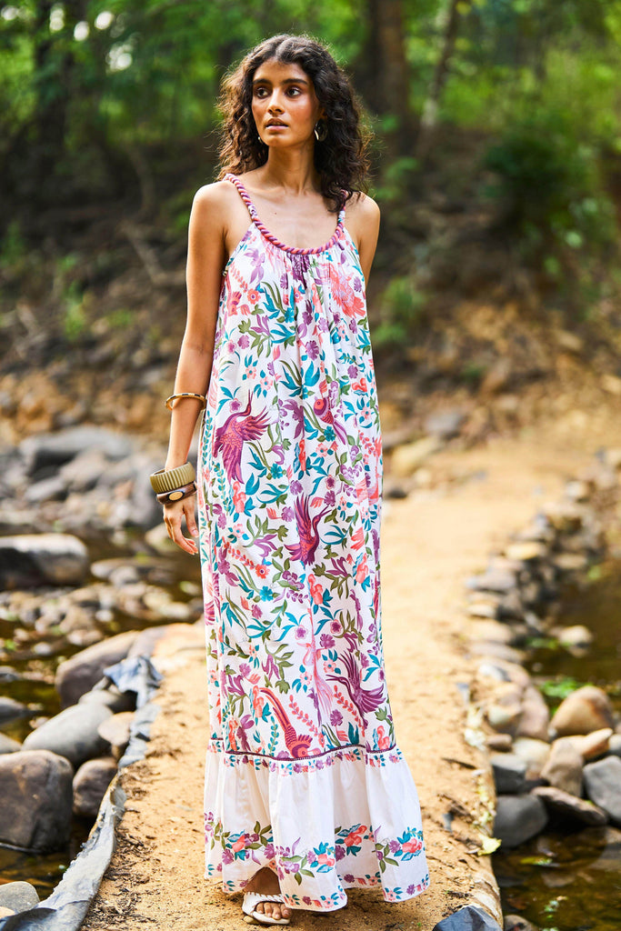 PRINTED PASTEL MAXI - dash and dot dash and dot