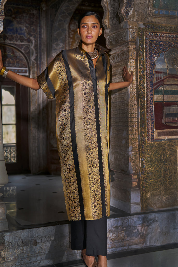 BLACK STRAIGHT PANT dash and dot