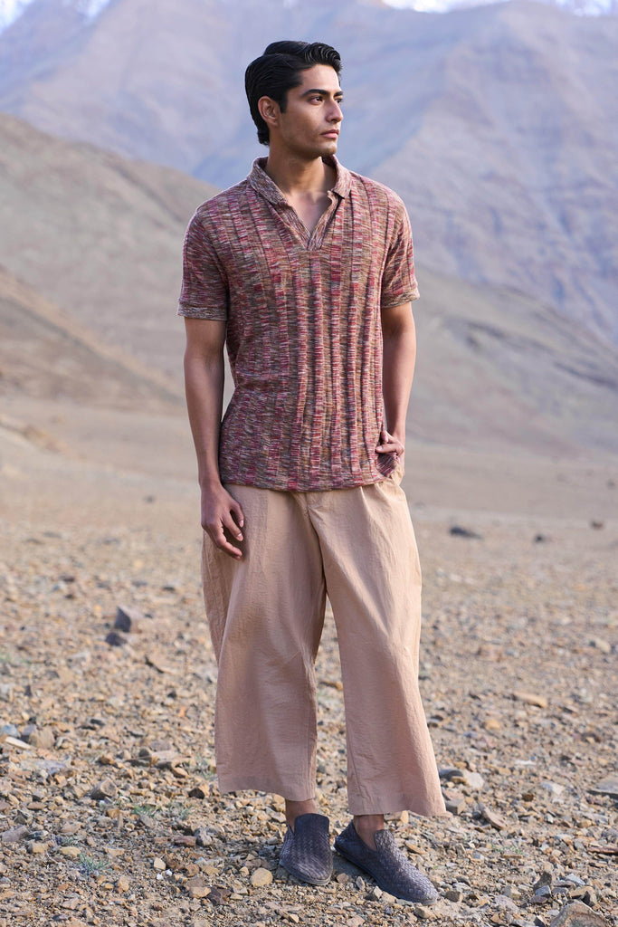 KHAKI POPLIN PANT - dash and dot dash and dot