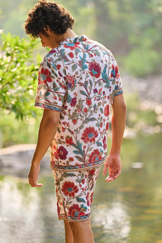 SUMMER BORDER SHORTS SET - dash and dot dash and dot