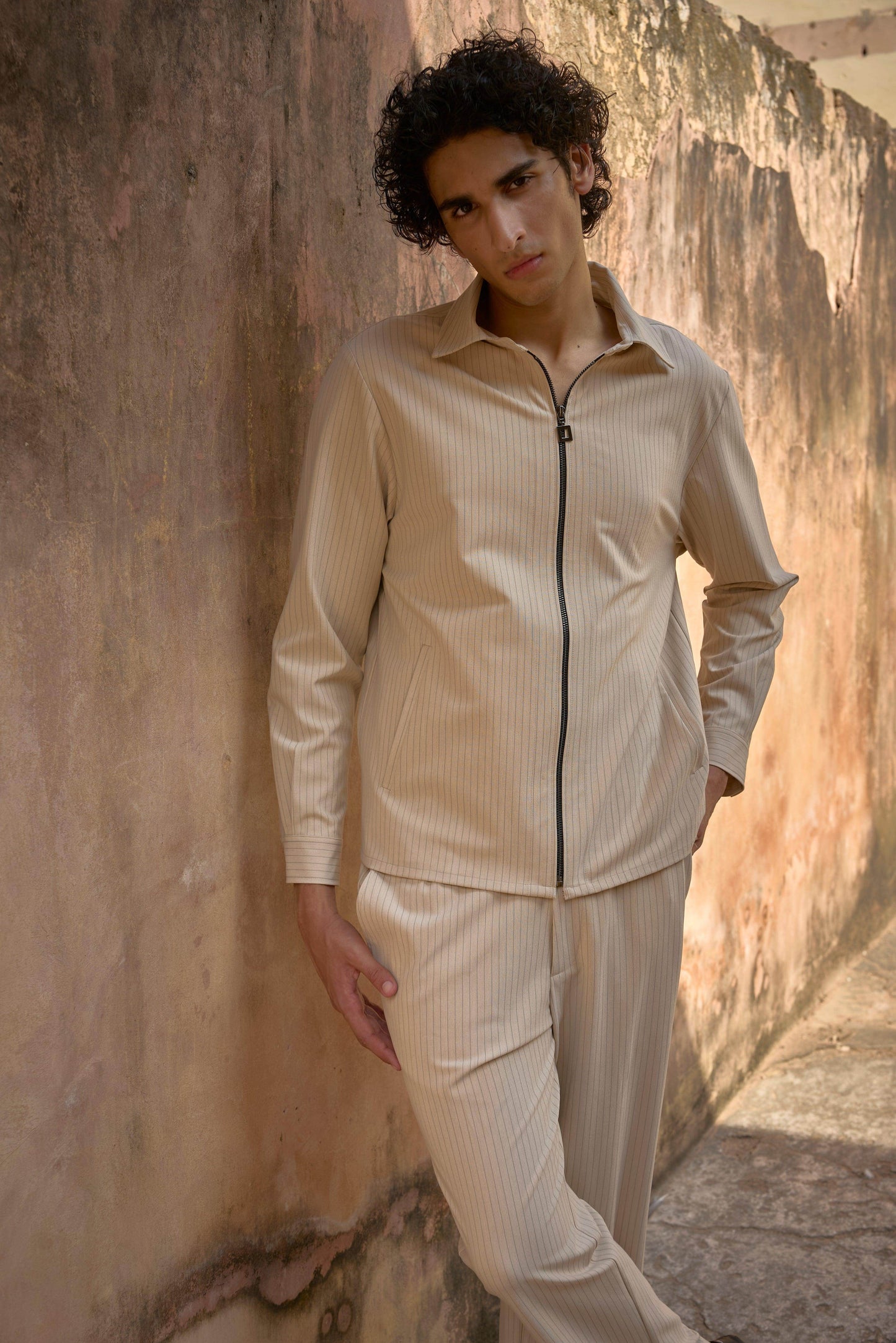 PINSTRIPE SHIRT AND PANT - dash and dot