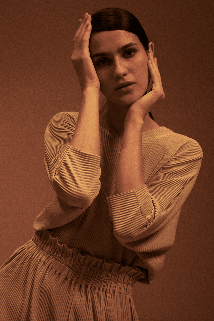 PLEAT DOLMAN SET - dash and dot dash and dot