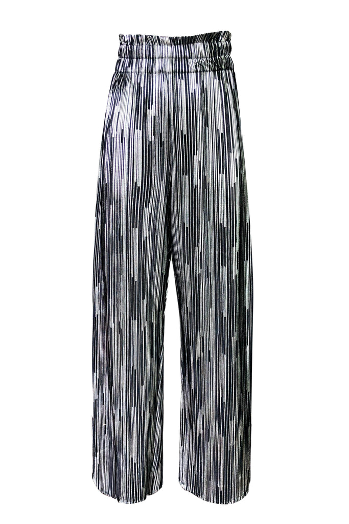 FOIL PLEATED PANT - dash and dot dash and dot