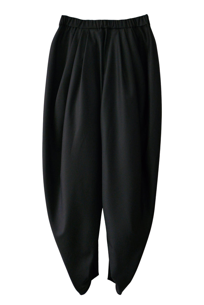 BLACK COWL PANTS - dash and dot dash and dot