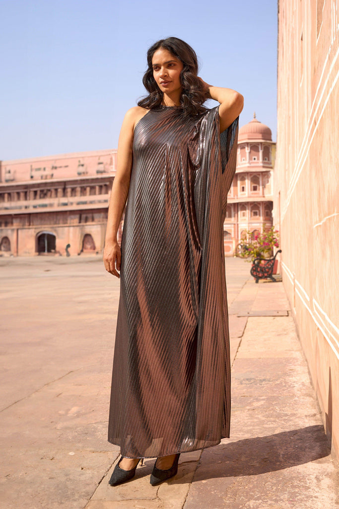 SINGLE SLEEVE KAFTAN DRESS - dash and dot dash and dot