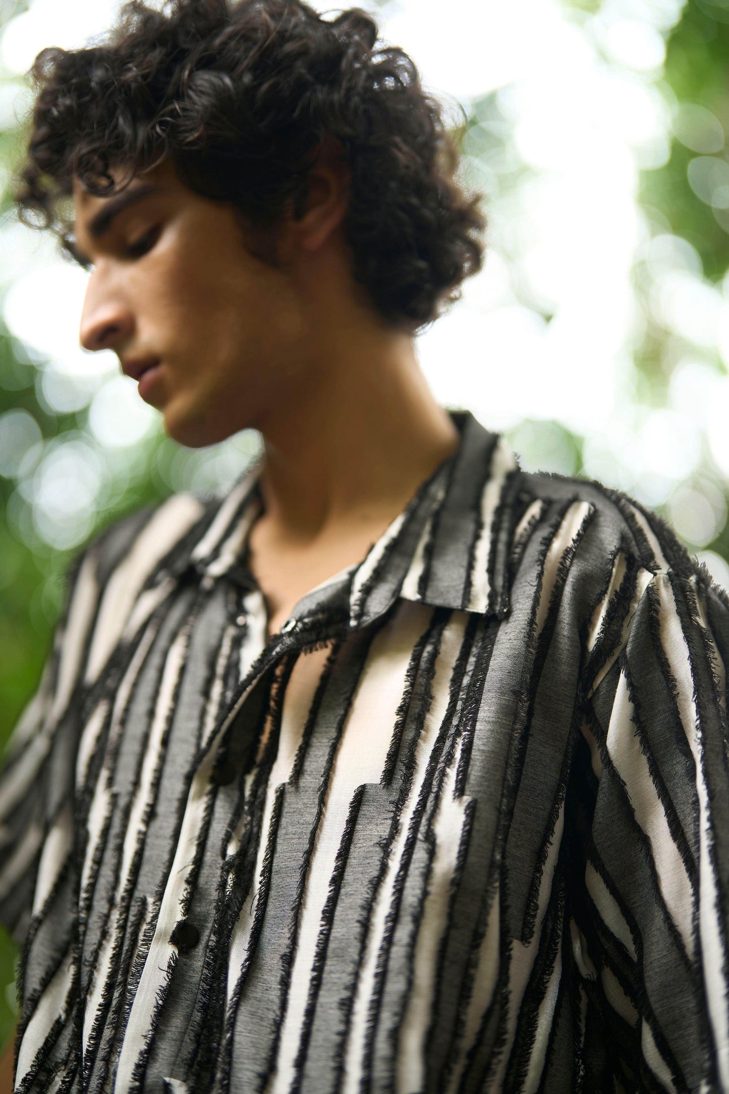 TEXTURED STRIPE SET - dash and dot