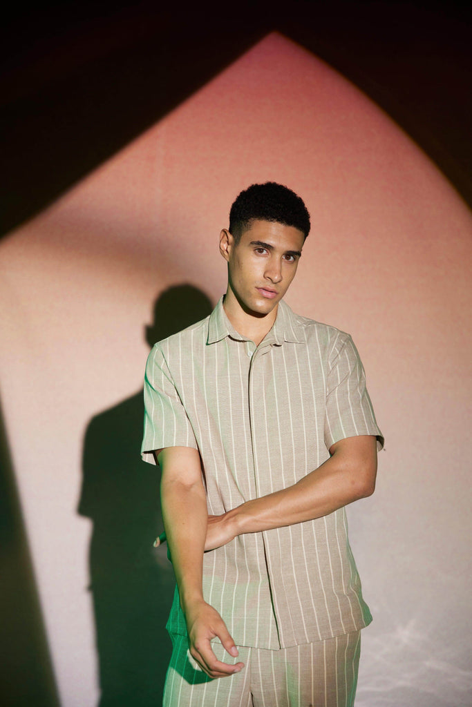 STRIPE HALF SLEEVE SET - dash and dot dash and dot