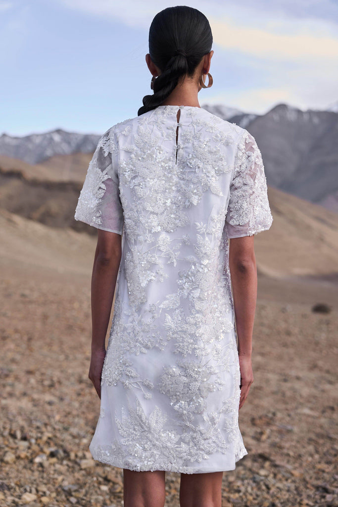 SEQUIN AND BEAD EMBROIDERED MINI - dash and dot dash and dot