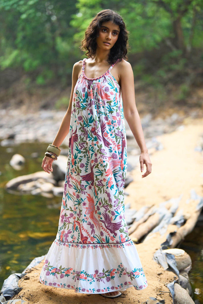 PRINTED PASTEL MAXI - dash and dot dash and dot