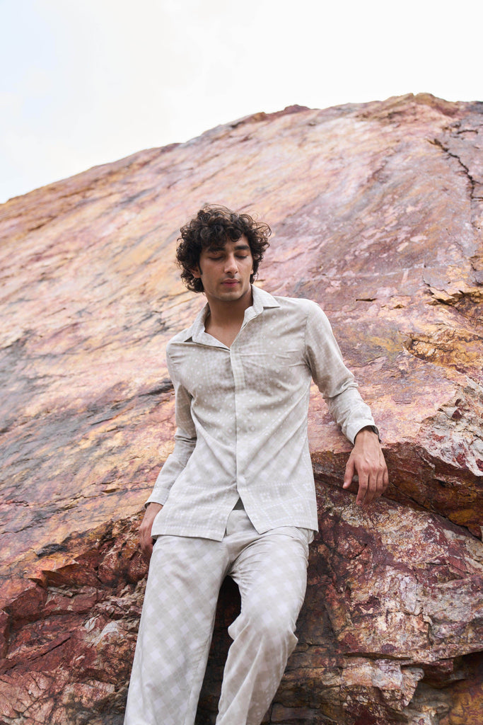 TILE PRINT SET - dash and dot dash and dot