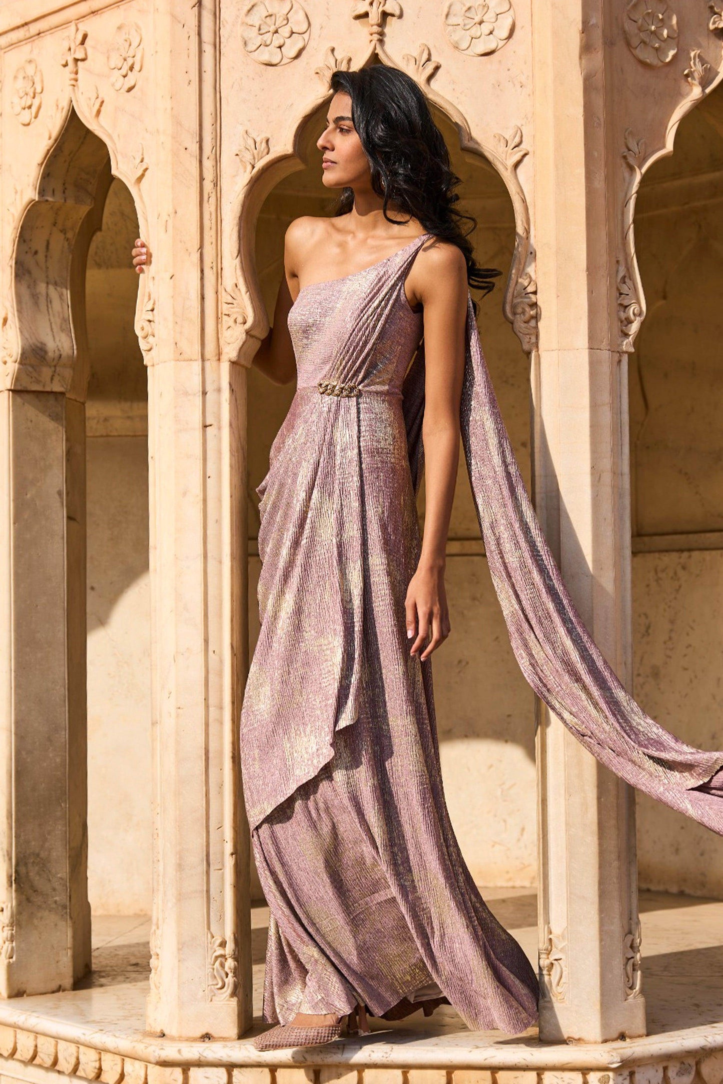 SARI DRAPE GOWN - dash and dot