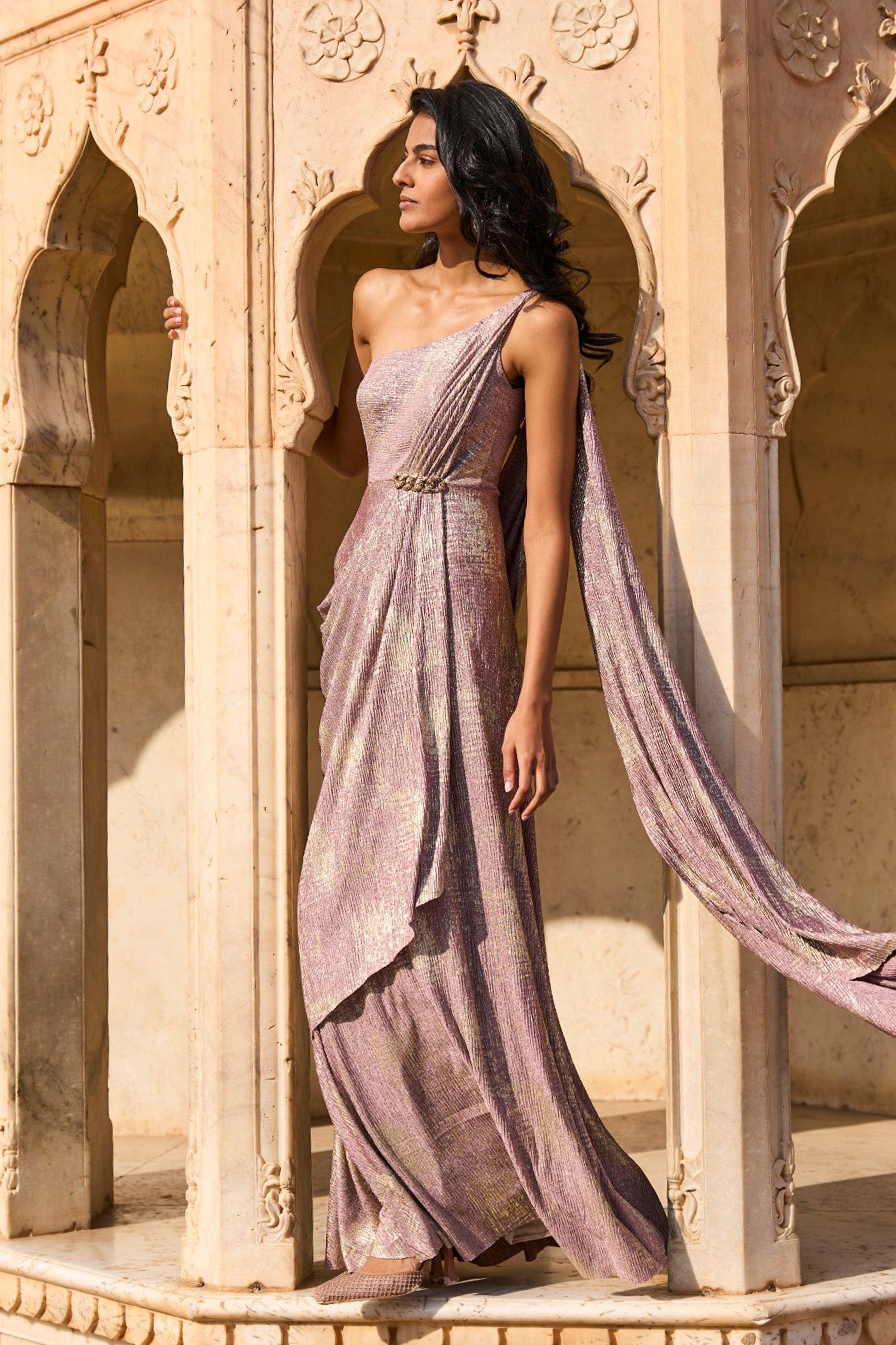SARI DRAPE GOWN - dash and dot