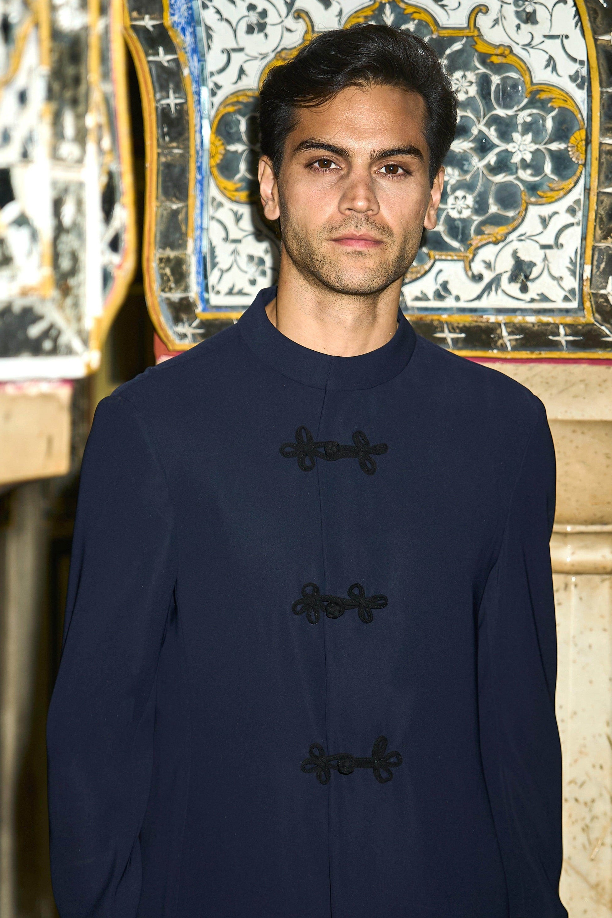 CONTRAST KNOT BUTTON SUIT - dash and dot