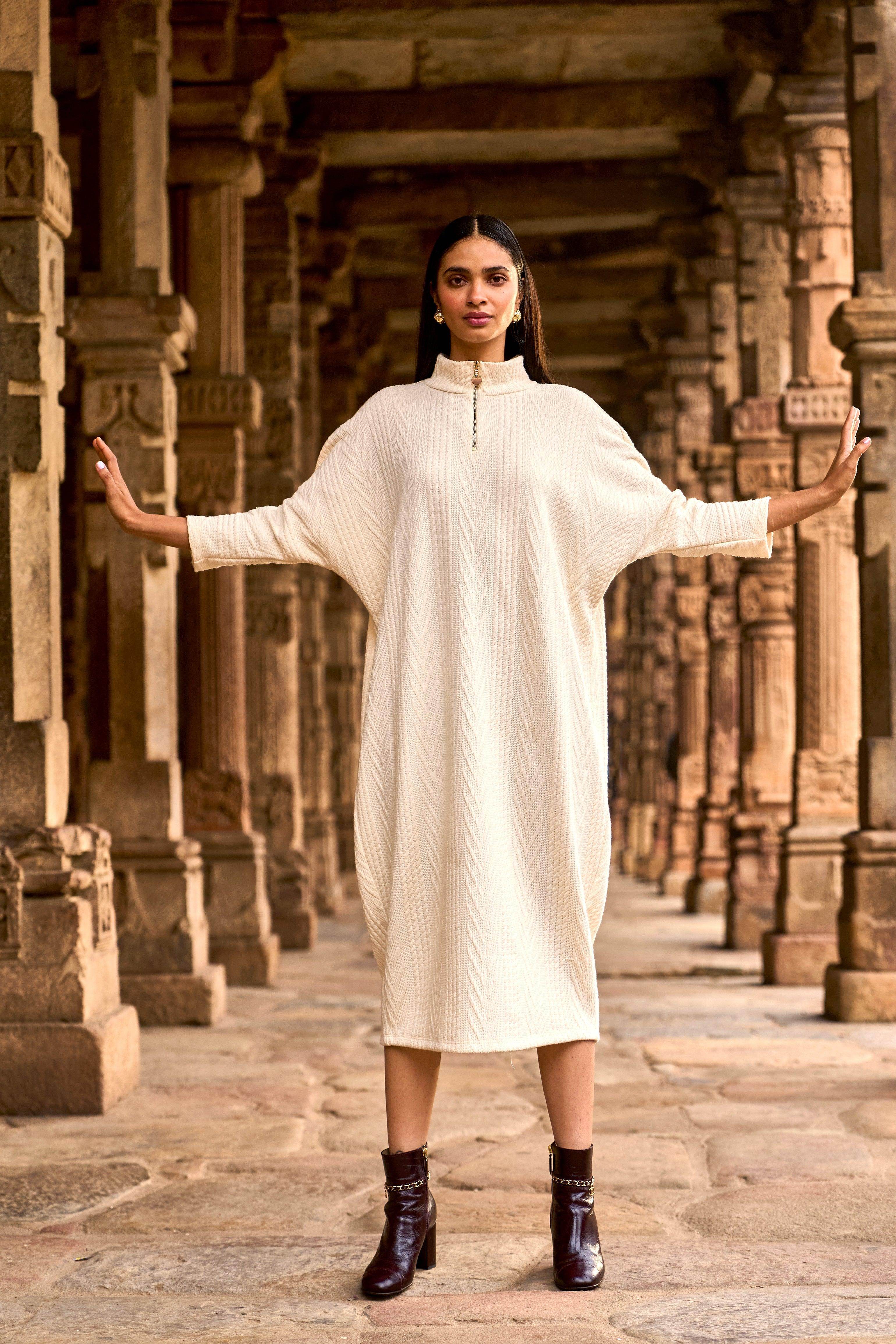 Ivory KNIT MIDI XXS / Ivory