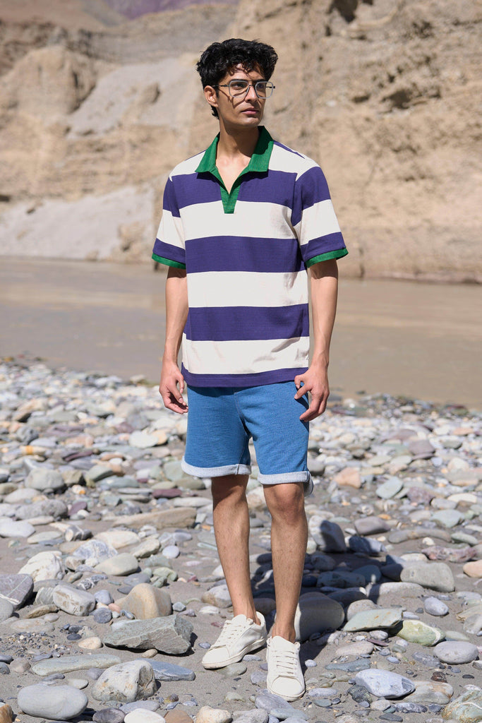 STRIPED POLO - dash and dot dash and dot