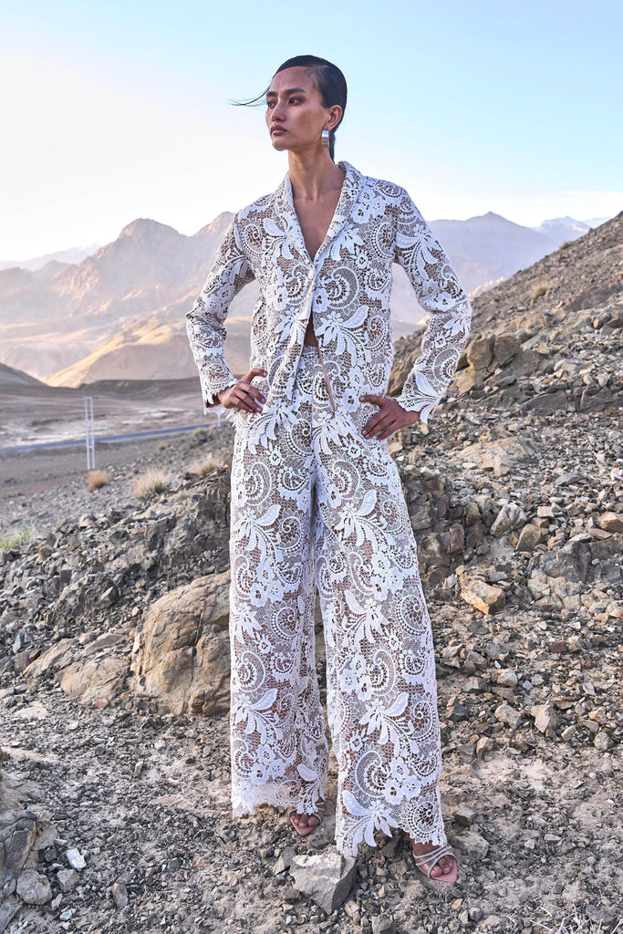 SCALLOPED LACE PANT - dash and dot dash and dot