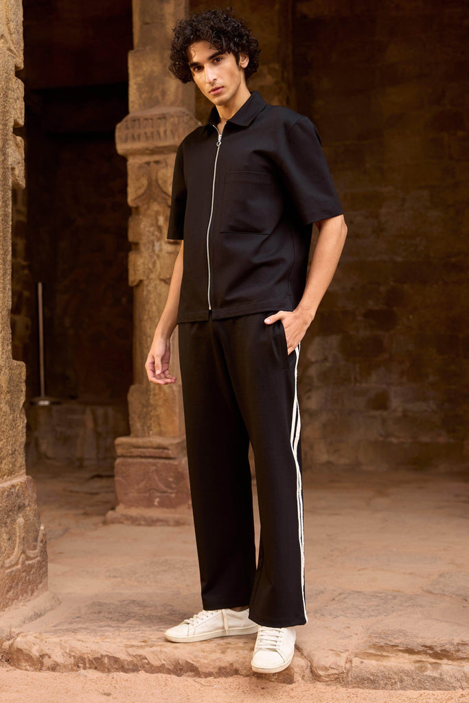 KNIT HALF SLEEVE SHIRT - dash and dot dash and dot