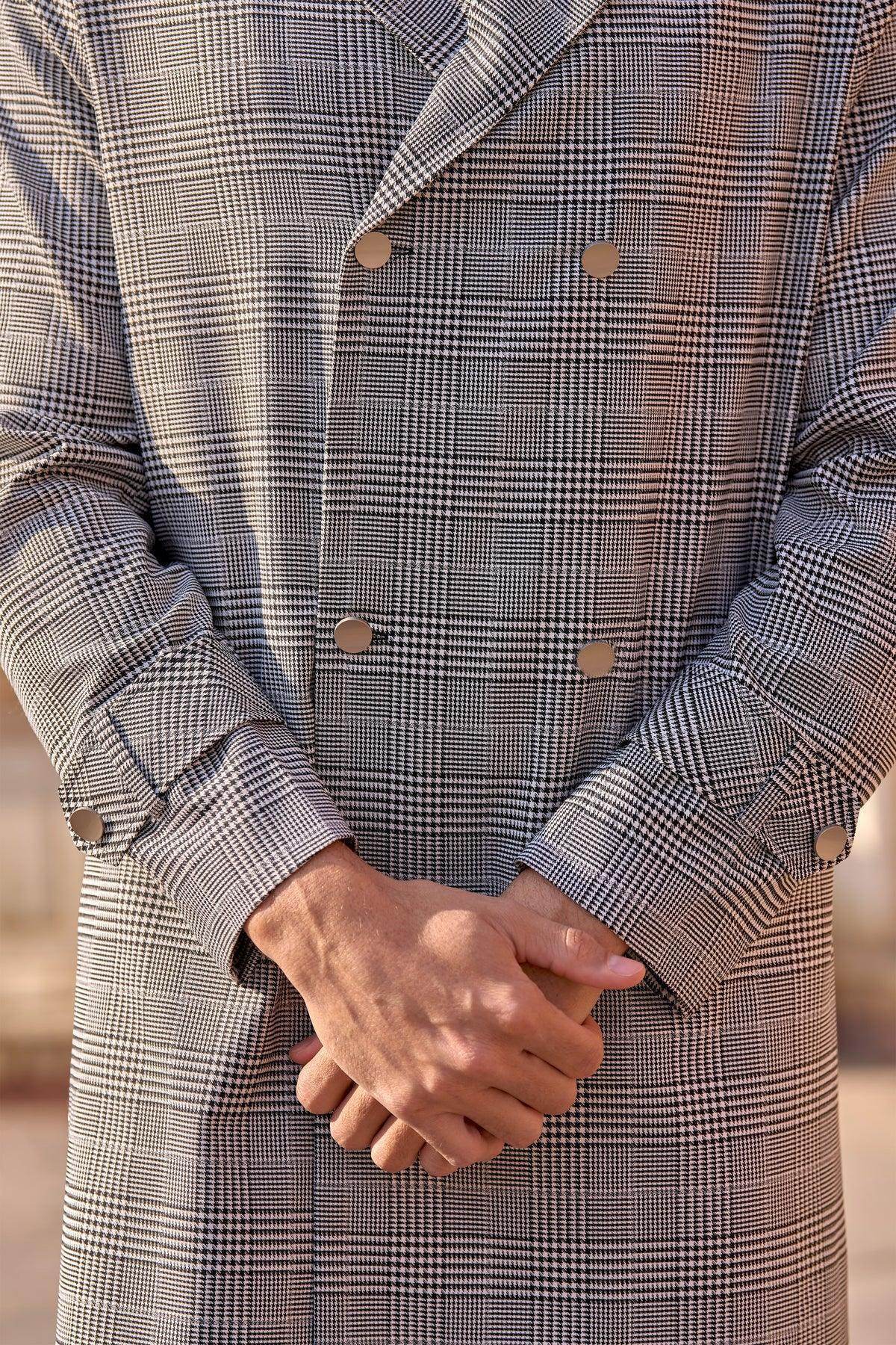 LONGLINE TRENCH PANT SET - dash and dot