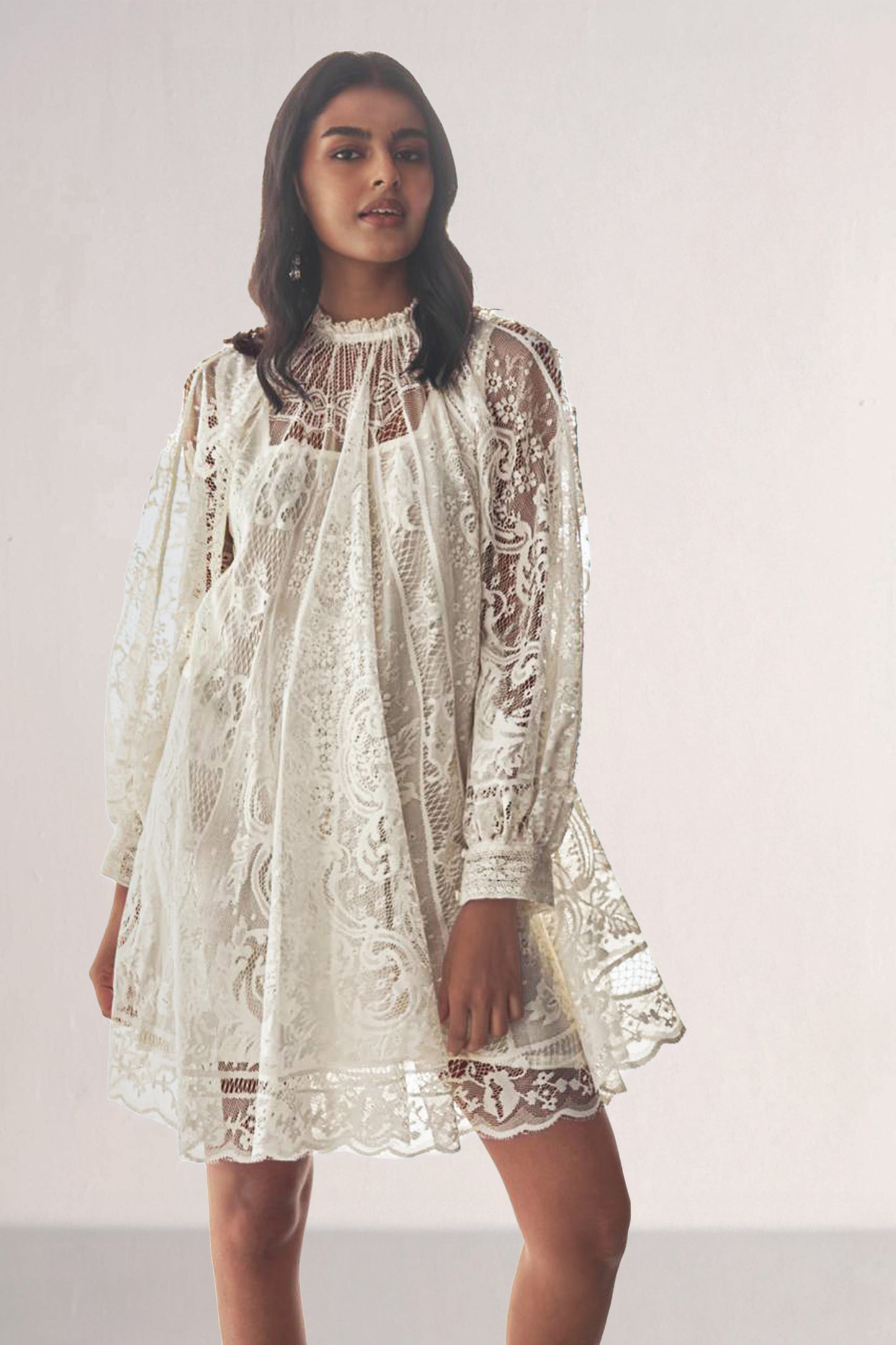 LACE A-LINE MINI