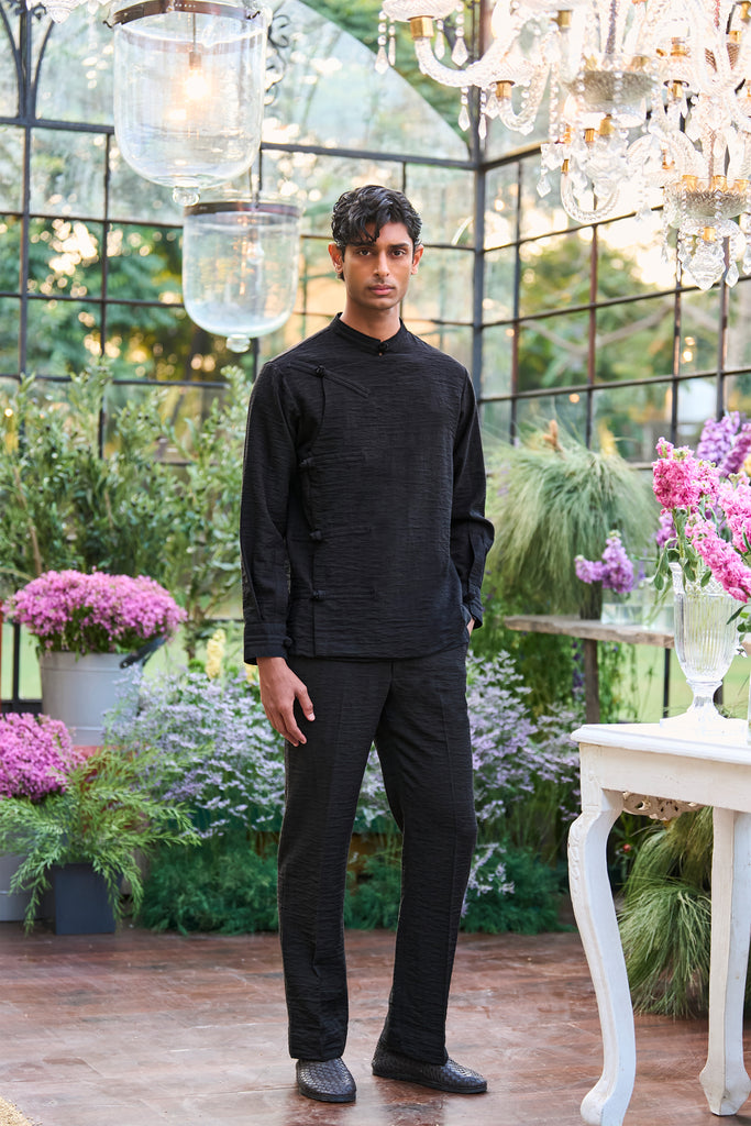 TEXTURED PANT dash and dot