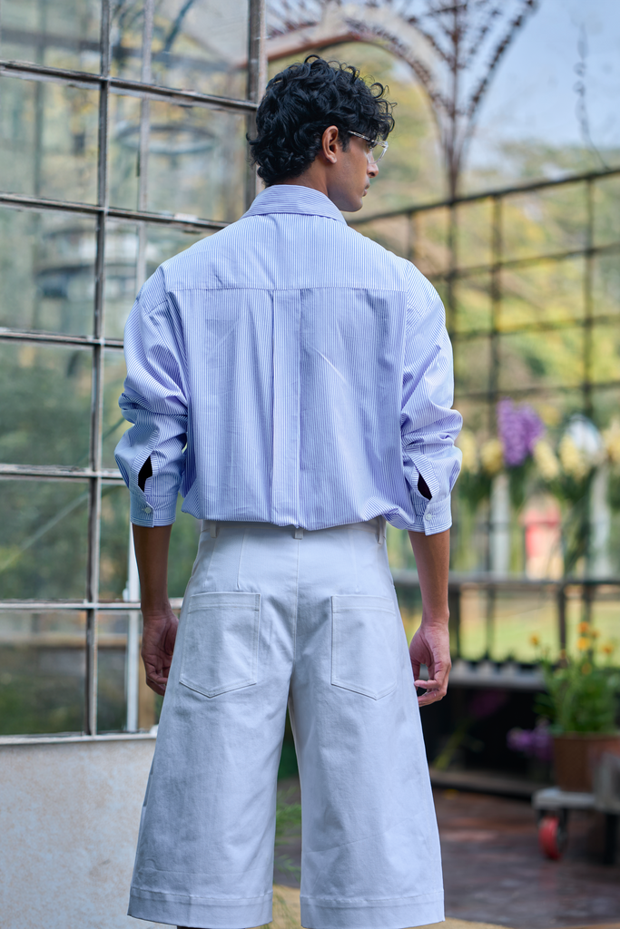 NECK TIE PINSTRIPE SHIRT dash and dot