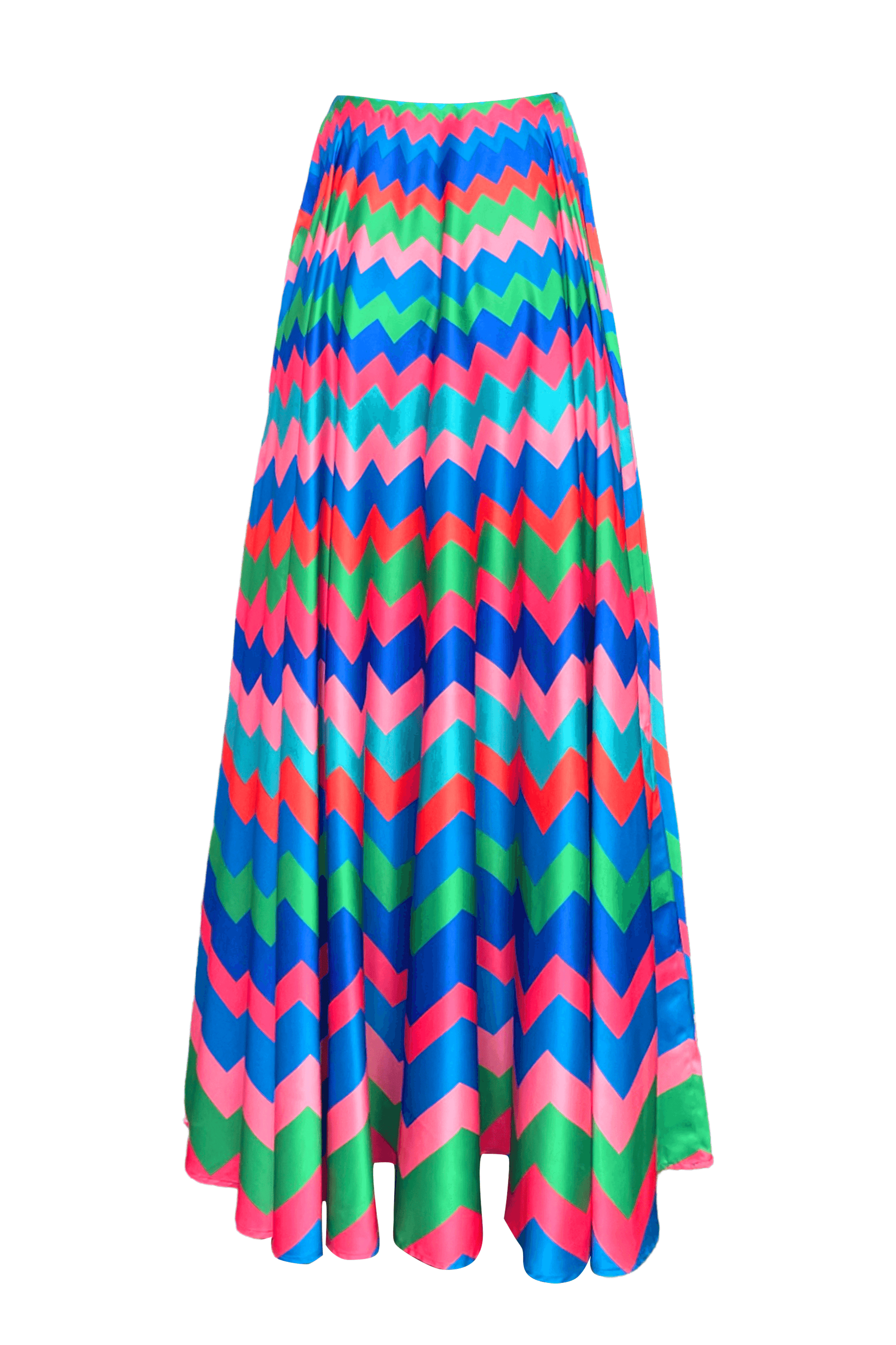 CHEVRON MAXI SKIRT - dash and dot