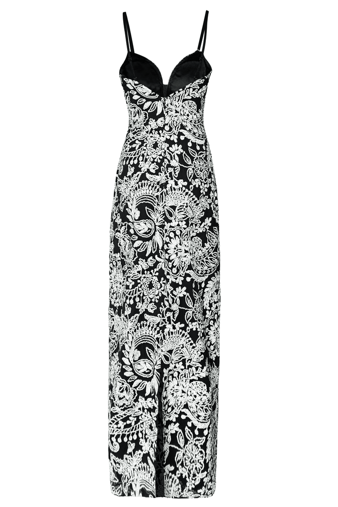 SIGNATURE B&W SEQUIN GOWN - dash and dot dash and dot