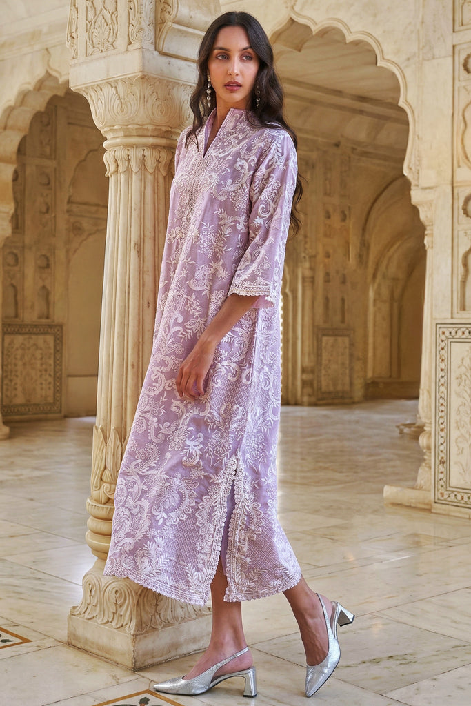 BAROQUE EMBROIDERED DRESS dash and dot