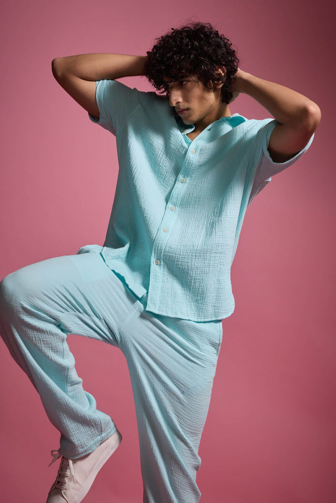 CRINKLE COTTON PANT - dash and dot dash and dot