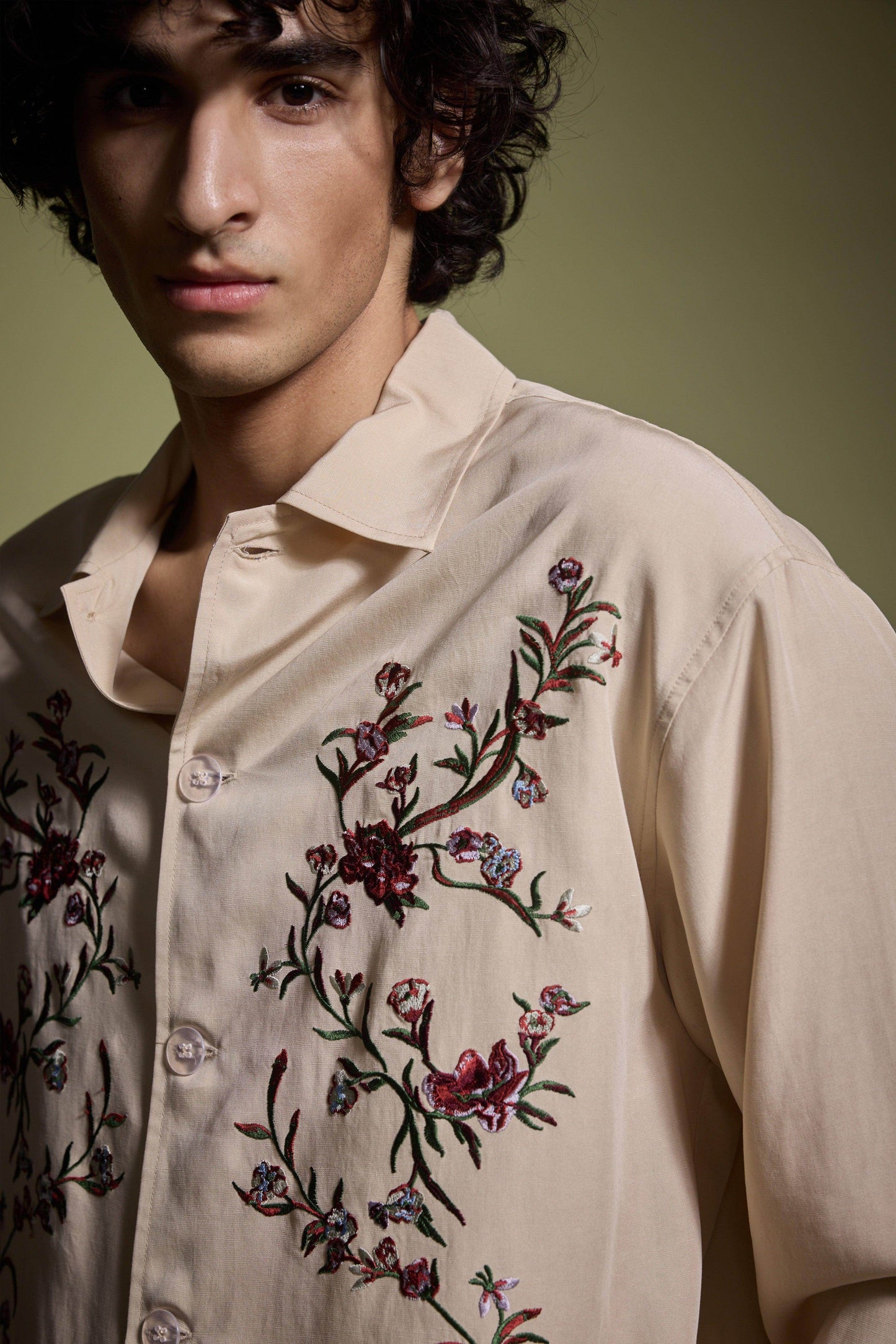 KHAKI GARDEN SHIRT - dash and dot