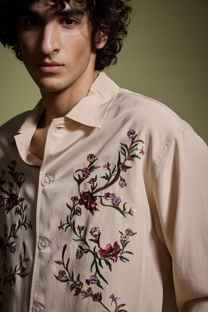 KHAKI GARDEN SHIRT - dash and dot dash and dot