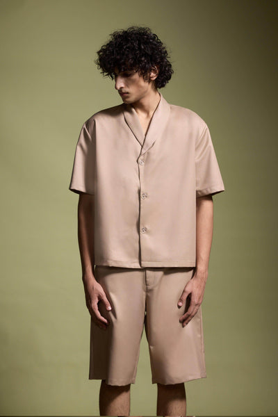 SHAWL COLLAR SHIRT - dash and dot