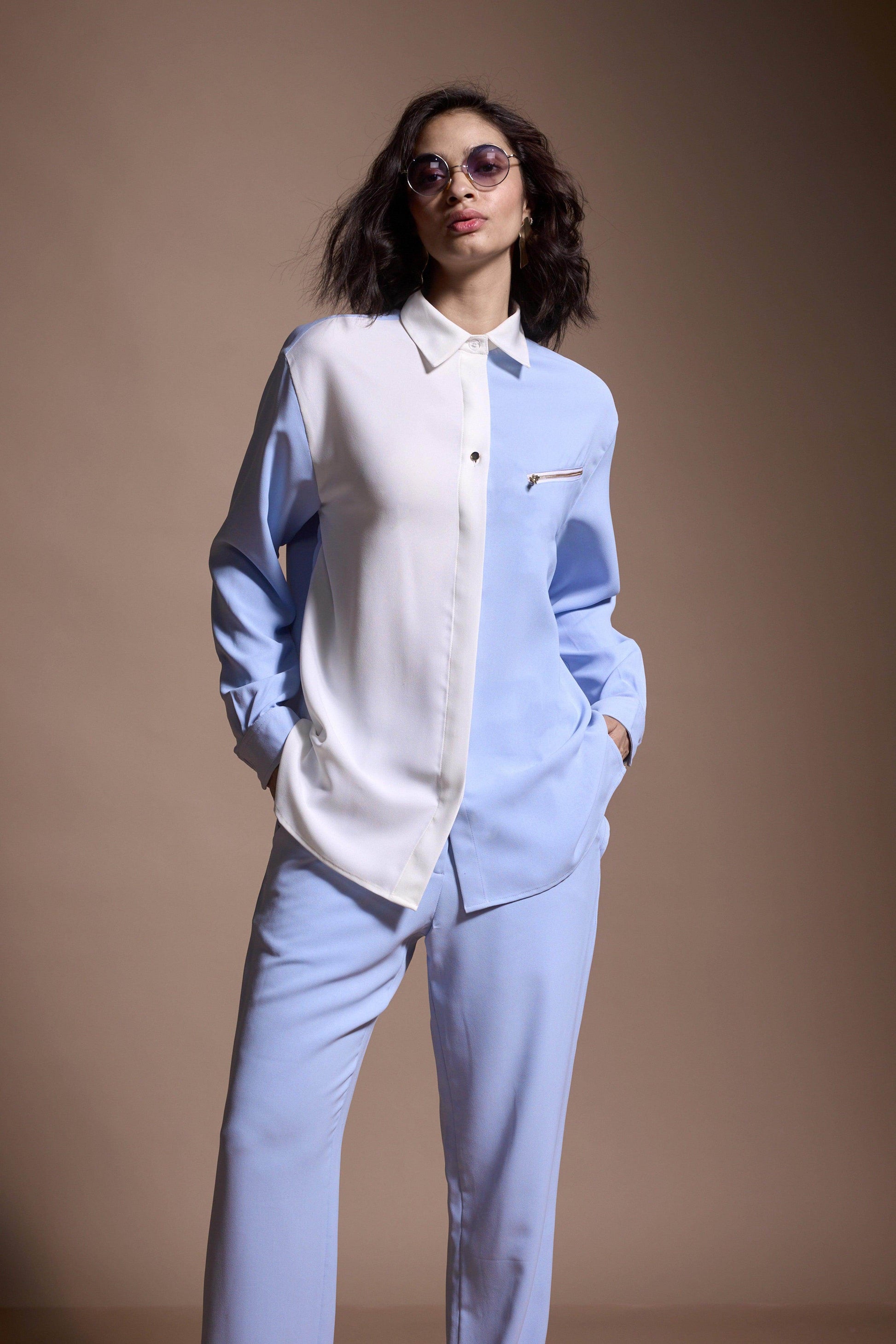 PASTEL BLUE PANT - dash and dot