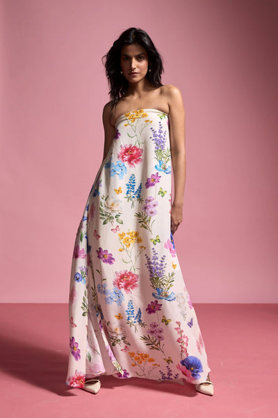 OFF SHOULDER FLORAL MAXI - dash and dot