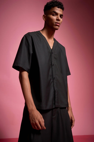 Y NECK SHIRT - dash and dot