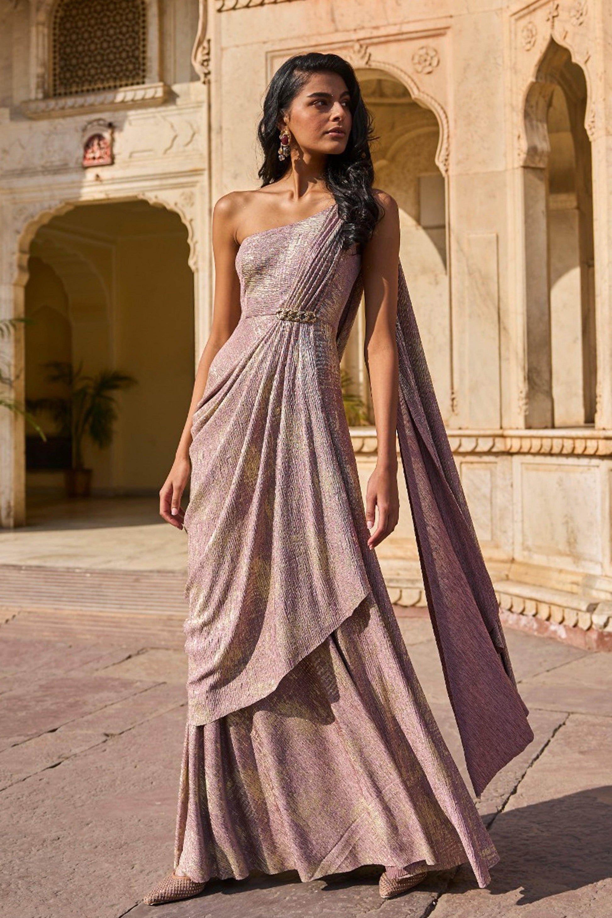 SARI DRAPE GOWN - dash and dot