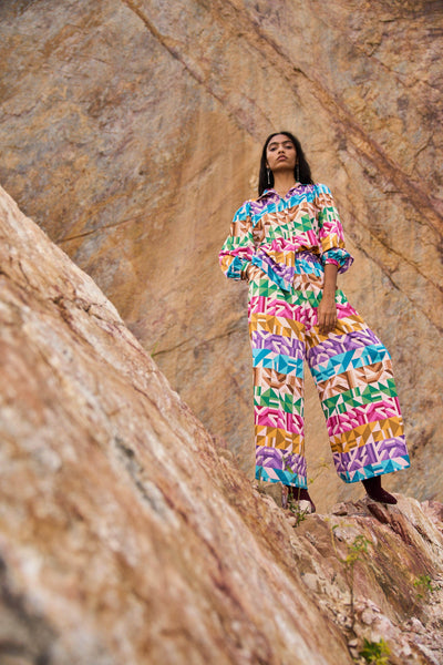 MULTICOLOUR MOTIF STRIPE SET - dash and dot