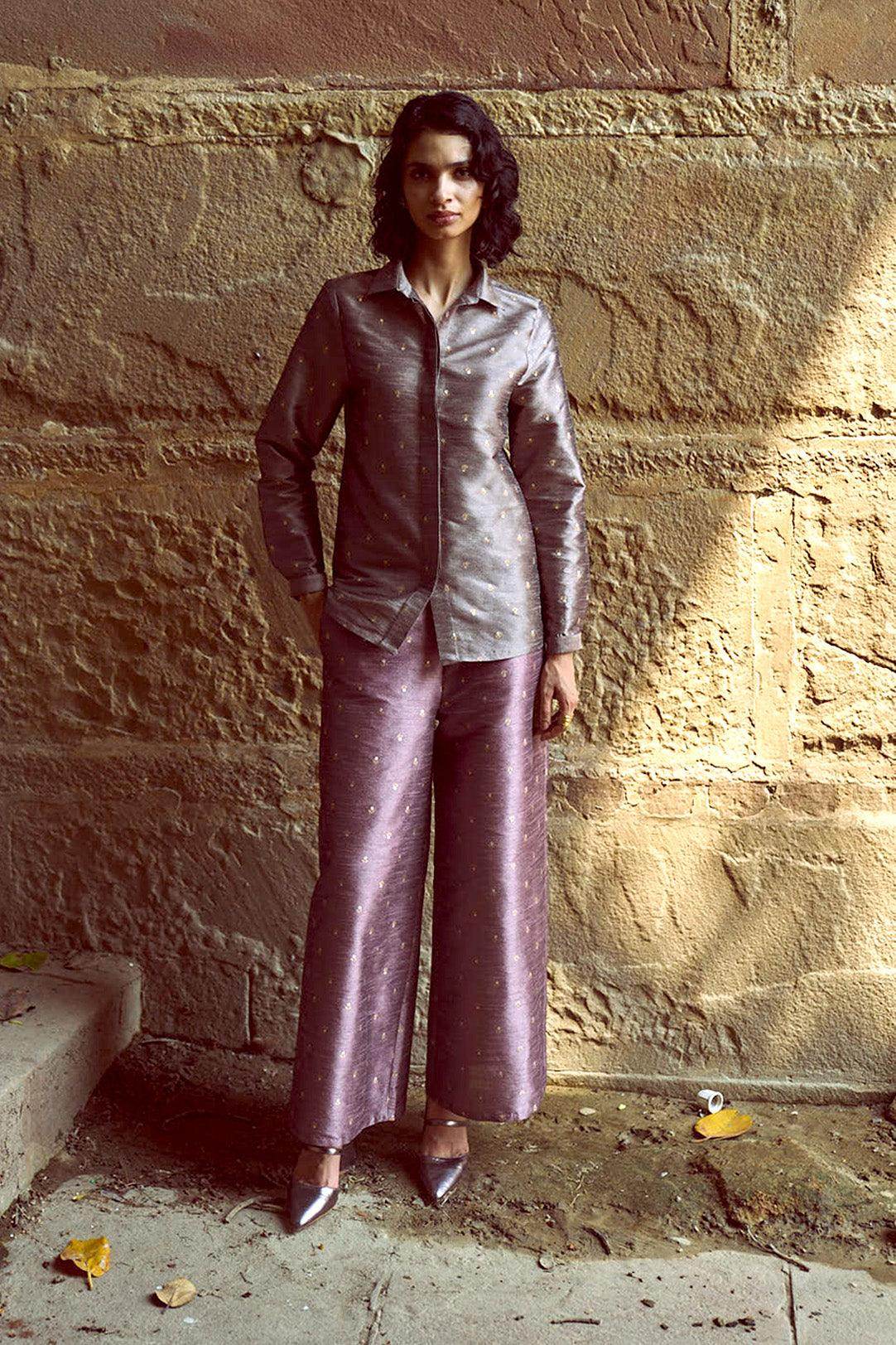 BROCADE SHIRT & PANT SET - dash and dot