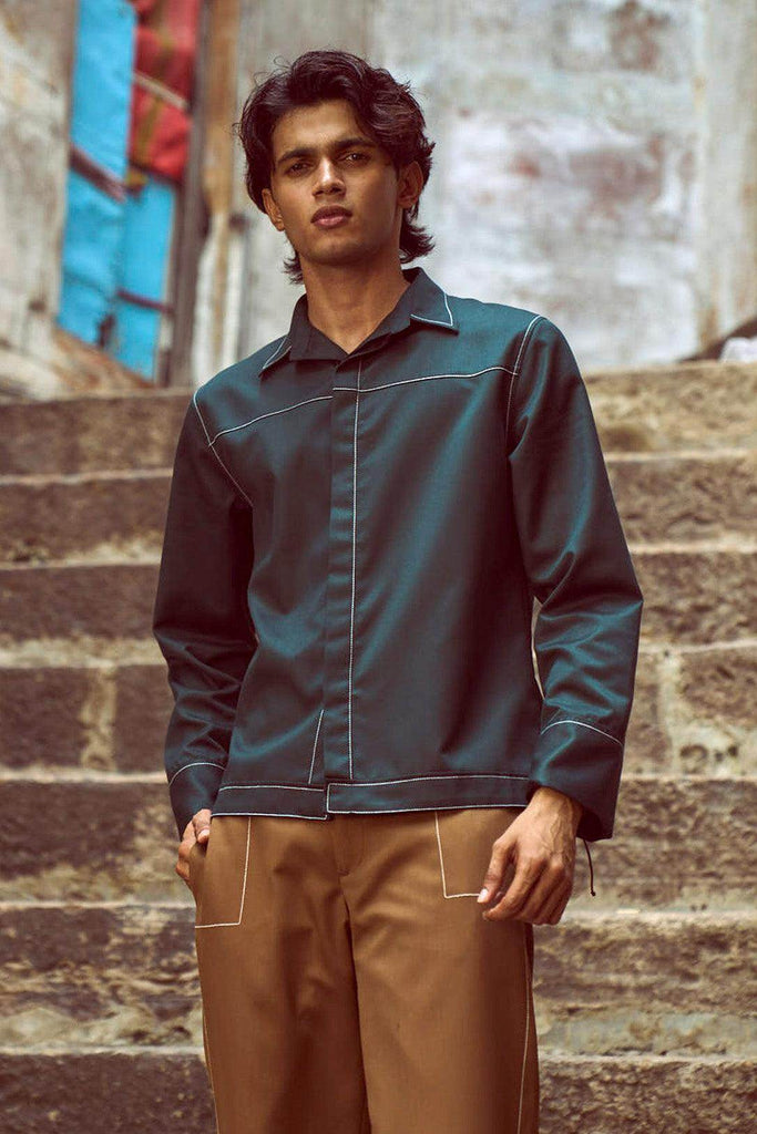 RUNNING STITCH SHIRT - dash and dot dash and dot