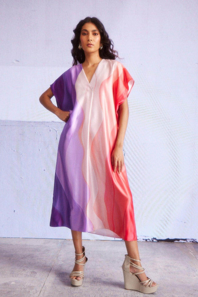 WATERCOLOUR KAFTAN - dash and dot dash and dot