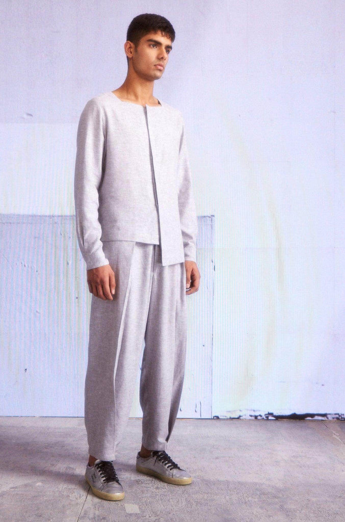 FRONT PLEATED PANT - dash and dot dash and dot