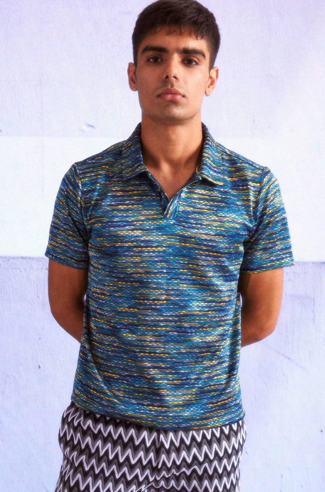 TWISTED KNIT POLO - dash and dot