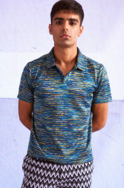 TWISTED KNIT POLO - dash and dot