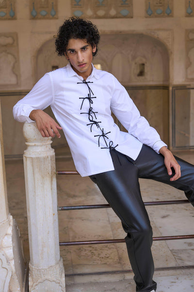 KNOT BUTTON SHIRT - dash and dot