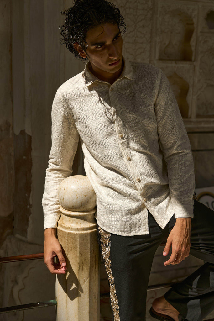 EMBROIDERED SHIRT - dash and dot dash and dot