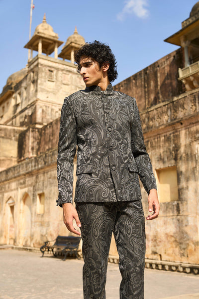 PAISLEY STRAIGHT PANT - dash and dot